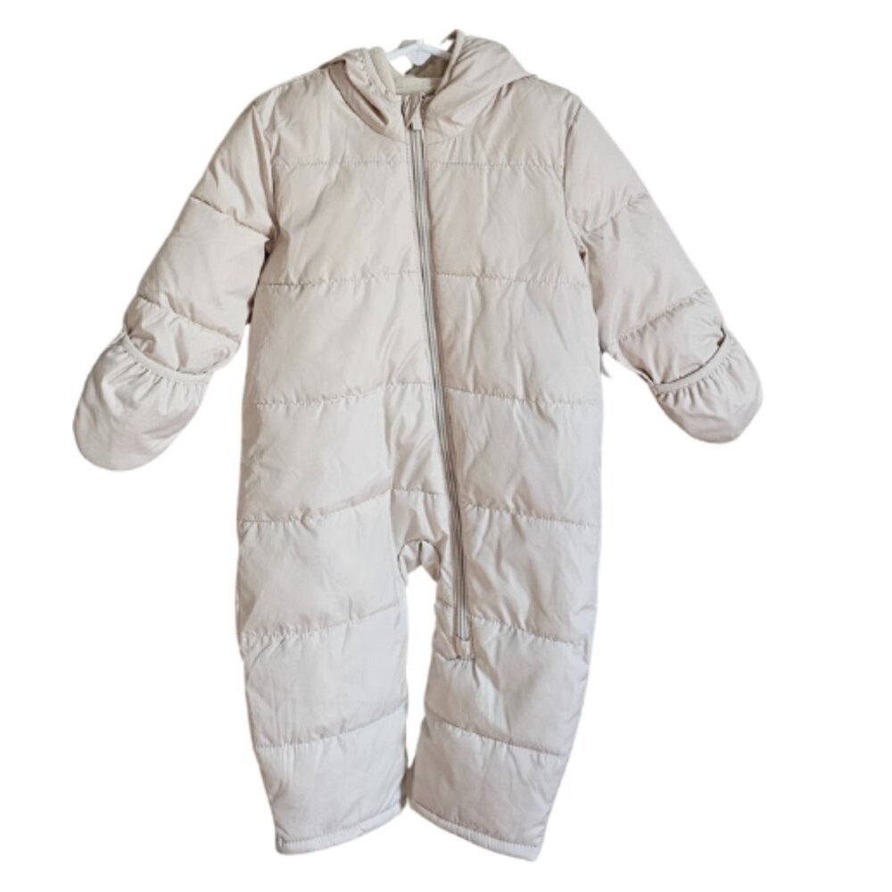 (Bundle 2 For $20) Water-Resistant Puffer Snowsuit for Infant Baby